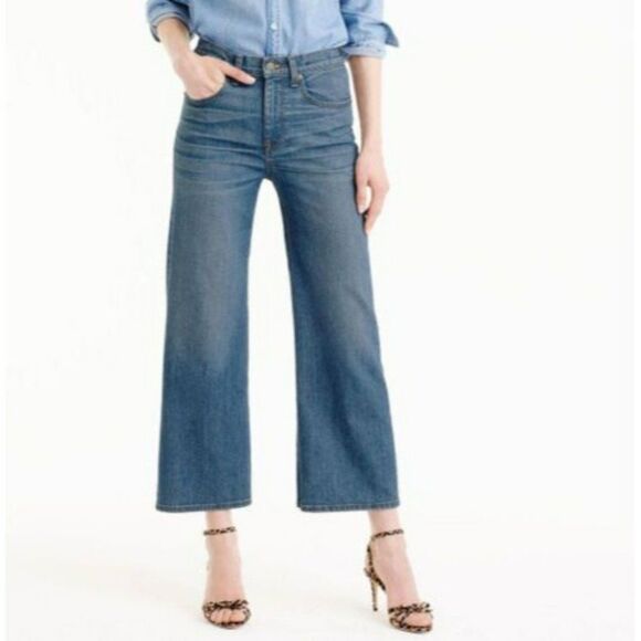 NWT J Crew Rayner Denin Jeans Cropped Trouser Jeans 29 - Picture 1 of 6